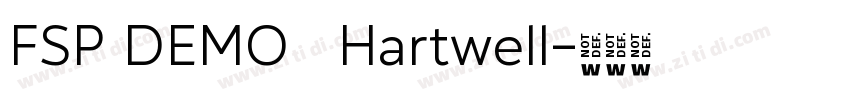 FSP DEMO   Hartwell字体转换